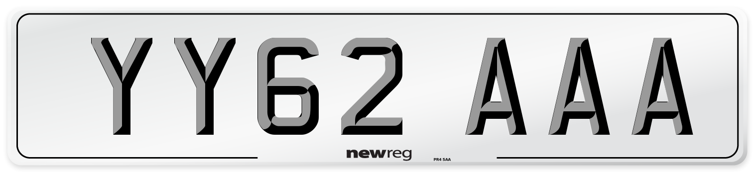 YY62 AAA Number Plate from New Reg